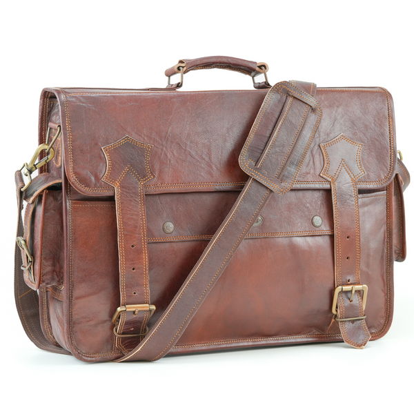 The BrownStone Vintage Leather Messenger