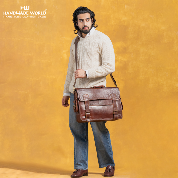 The BrownStone Vintage Leather Messenger