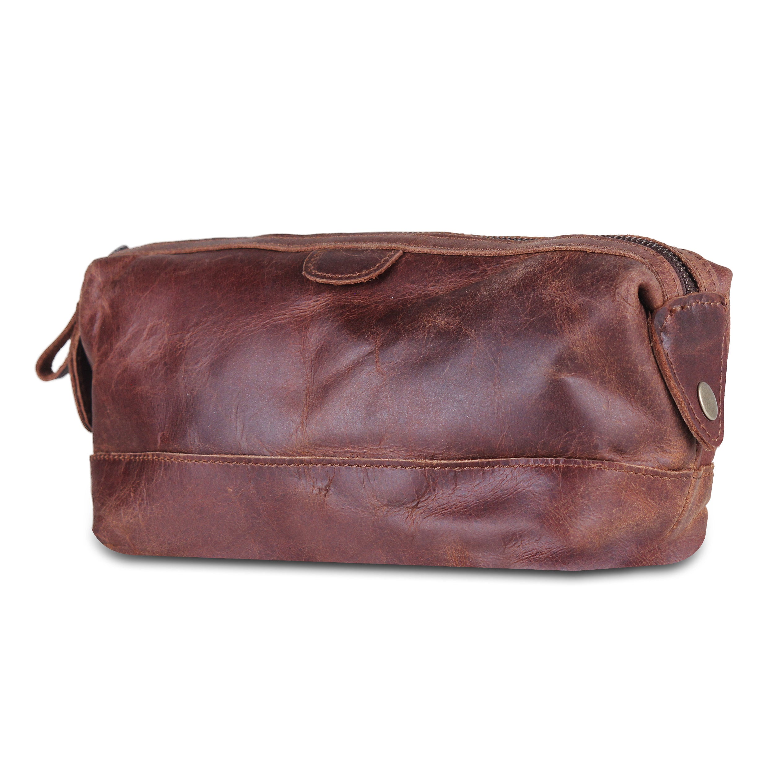 Full Grain Toiletry Bag for Men Women