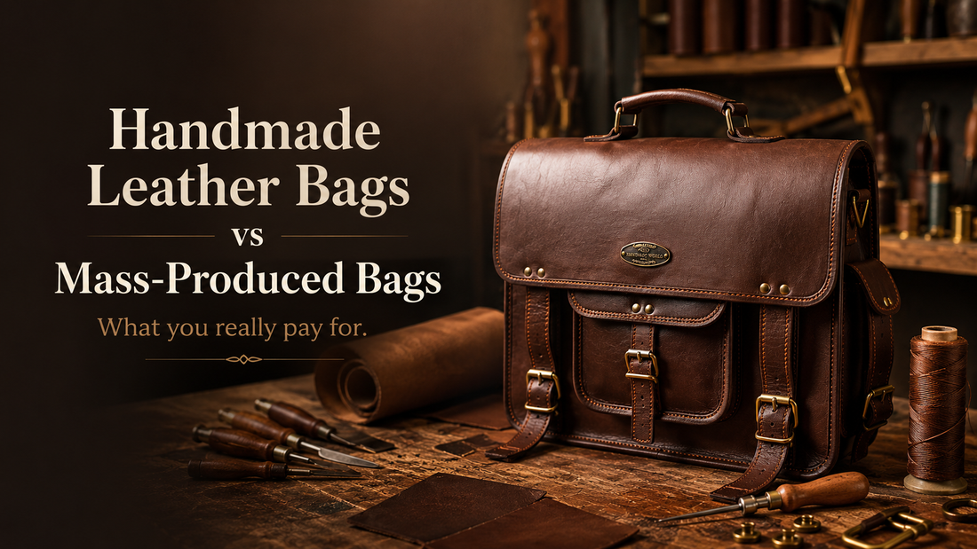 Handmade Leather Bags vs Mass-Produced Bags: Which Is Better?