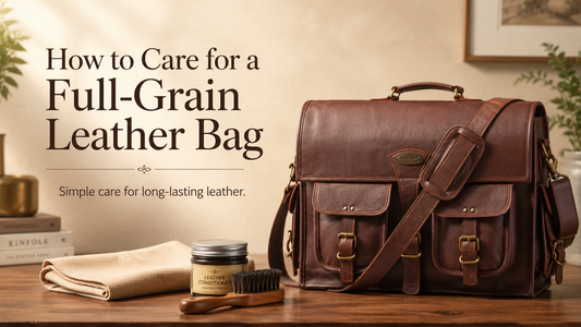 How to Care for a Full-Grain Leather Bag