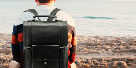 Leather convertible Bag