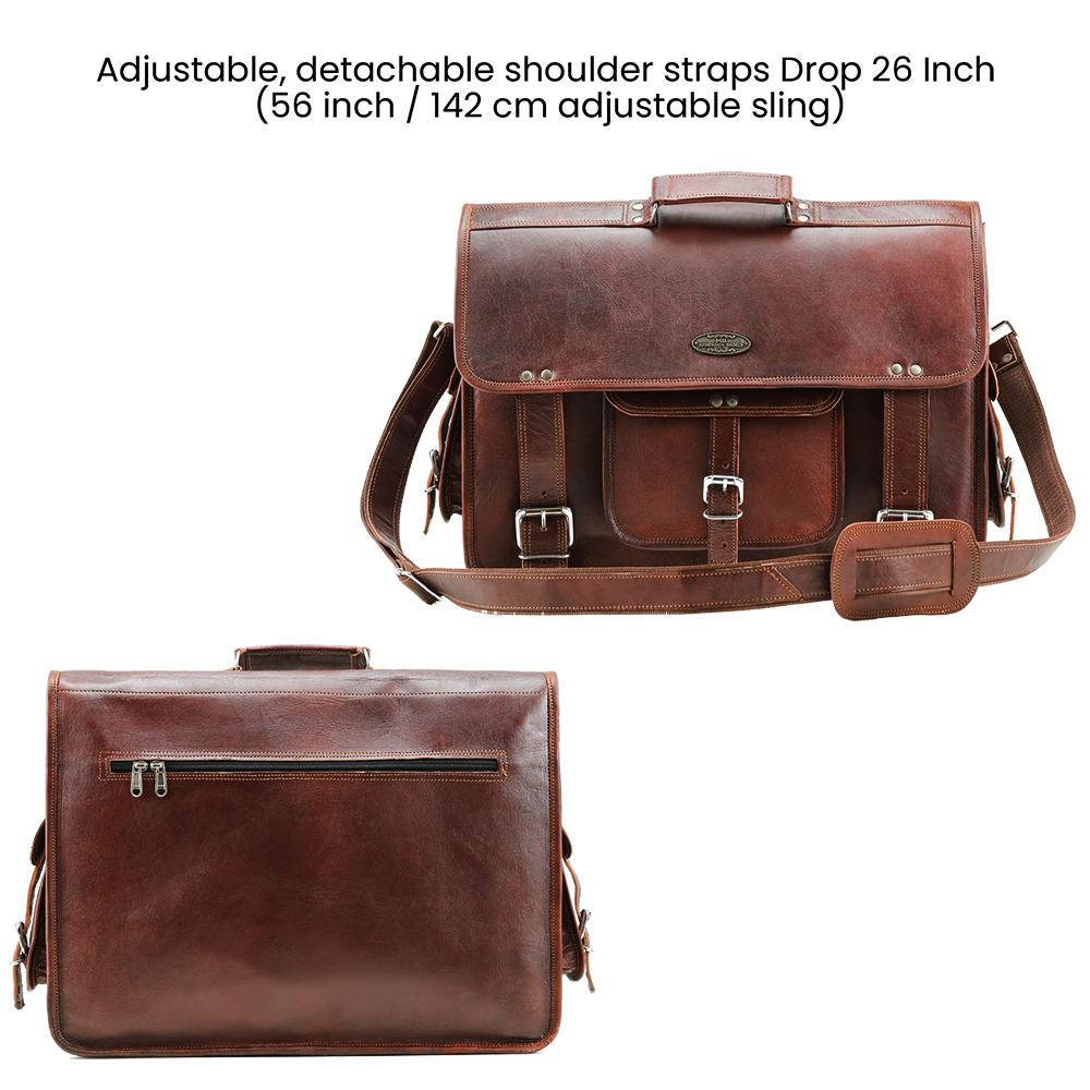 featuring adjustable shoulder strap with shoulder drop of 26 inch and backside of the bag with 1 big zipper pocket