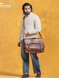 The BrownStone Vintage Leather Messenger