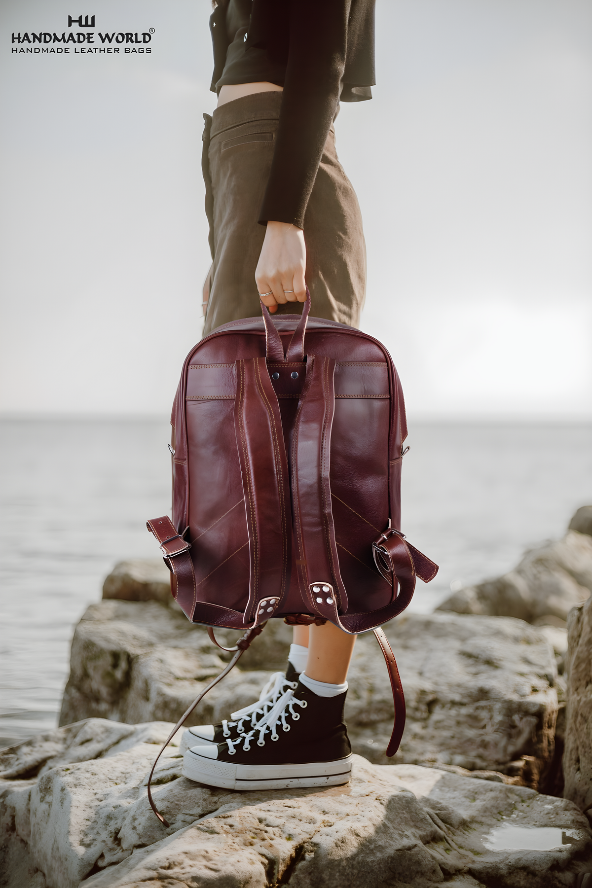 The Cider Jumbo | Leather Backpack