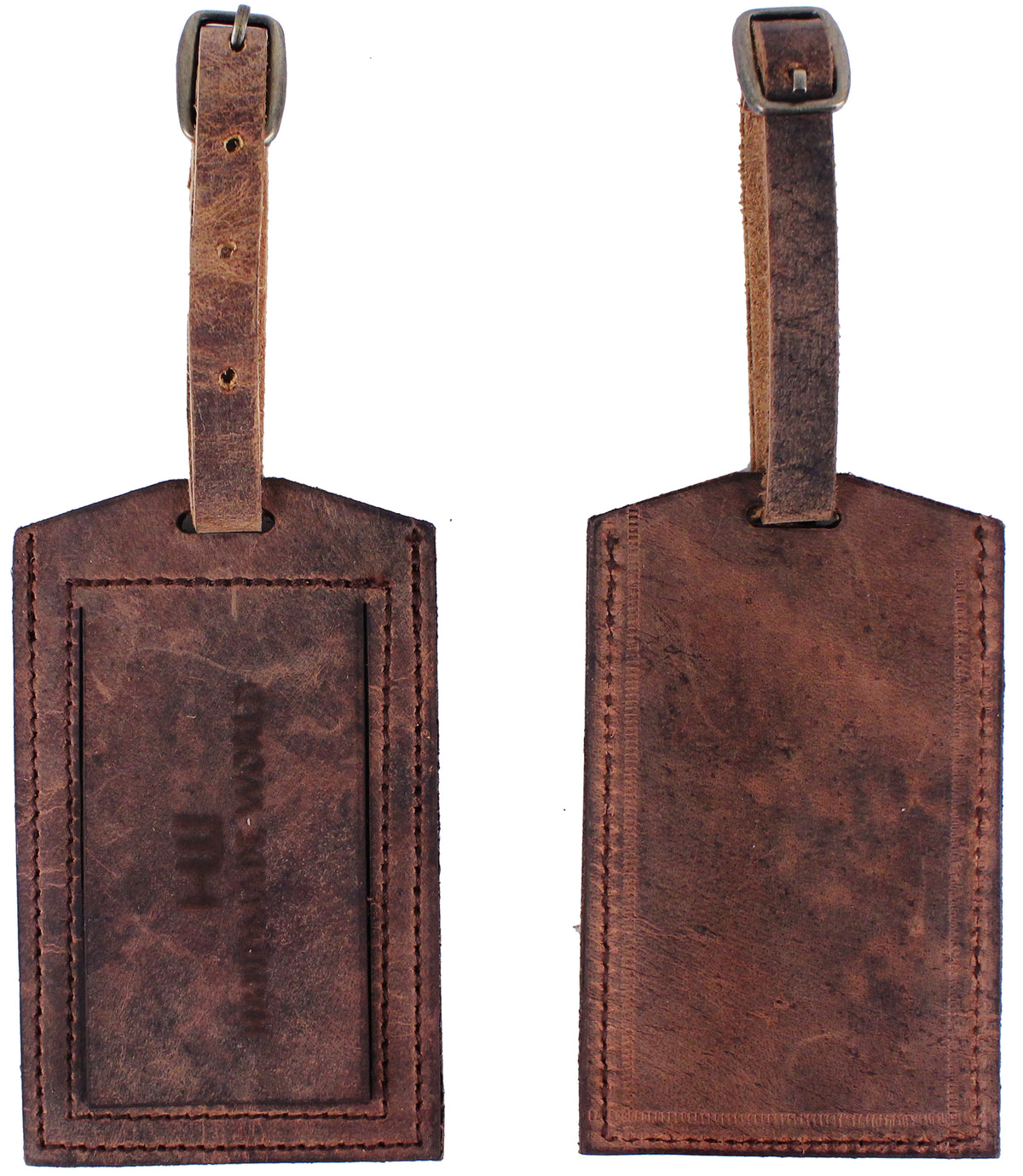 Leather Luggage Baggage Name ID Tags 
