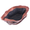 Top Handle Leather Satchel Handbag Purse