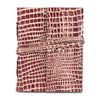 Genuine Leather Crocodile Textured Note Book Journal with Strap