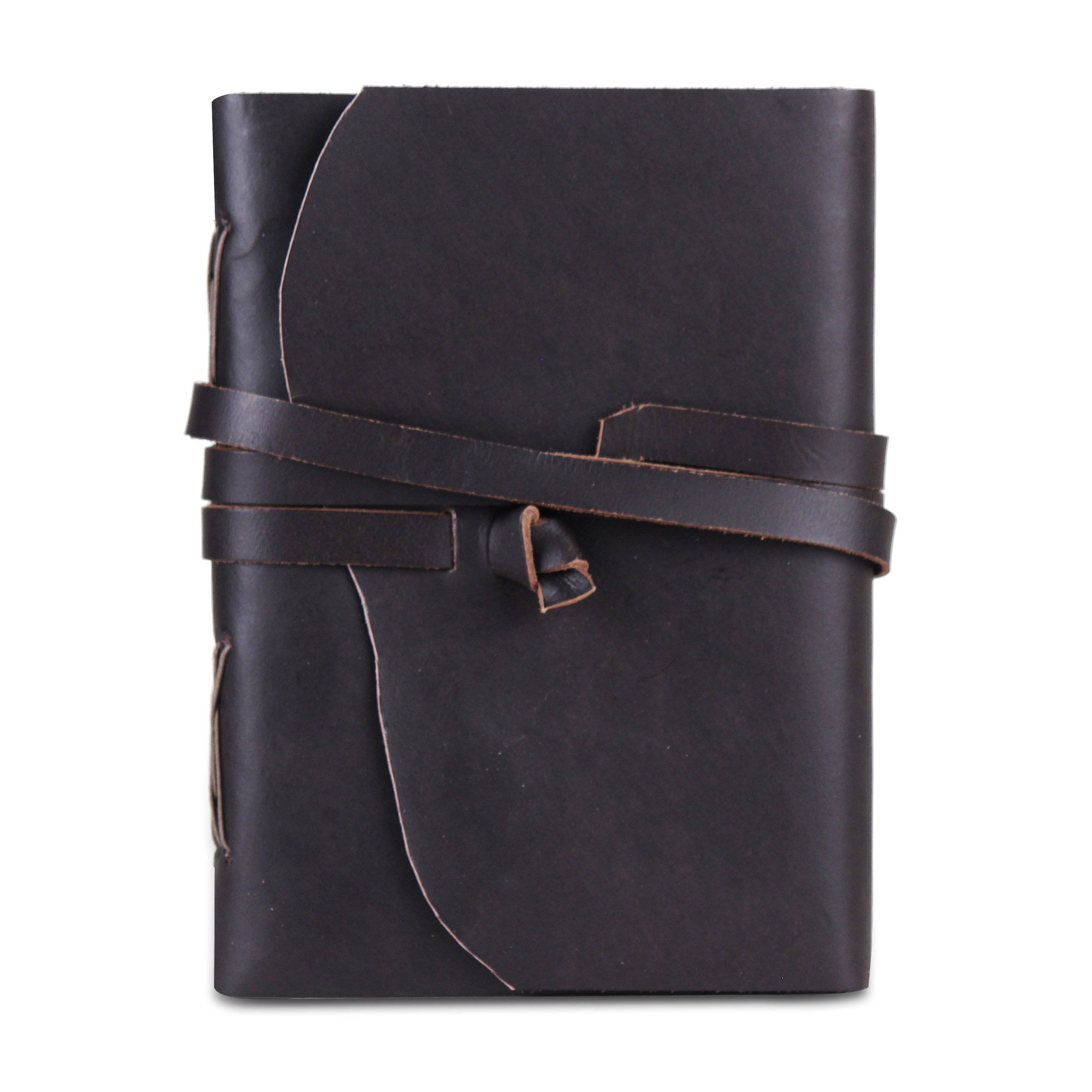 Plain Textured Black Knot Strip Notebook Journal 