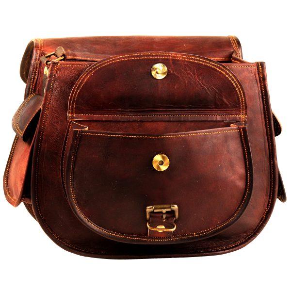 Open View of Women's Handmade Shoulder Bag
