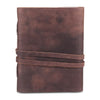 3D view of Plain Brown Leather Notebook Journal
