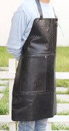 Full Grain Black Leather Apron