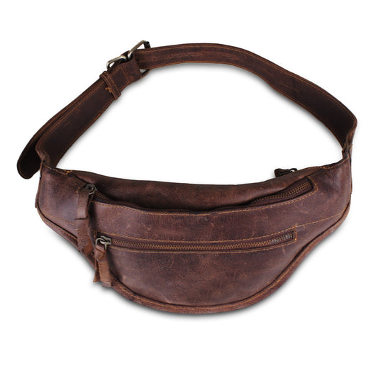 Full Grain Leather Waist Fanny Bag