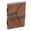 3D view of Plain Light Brown Leather Notebook Journal