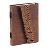 Front View of Leather Notebook Journal