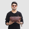 Brown Toiletry Bag For Men