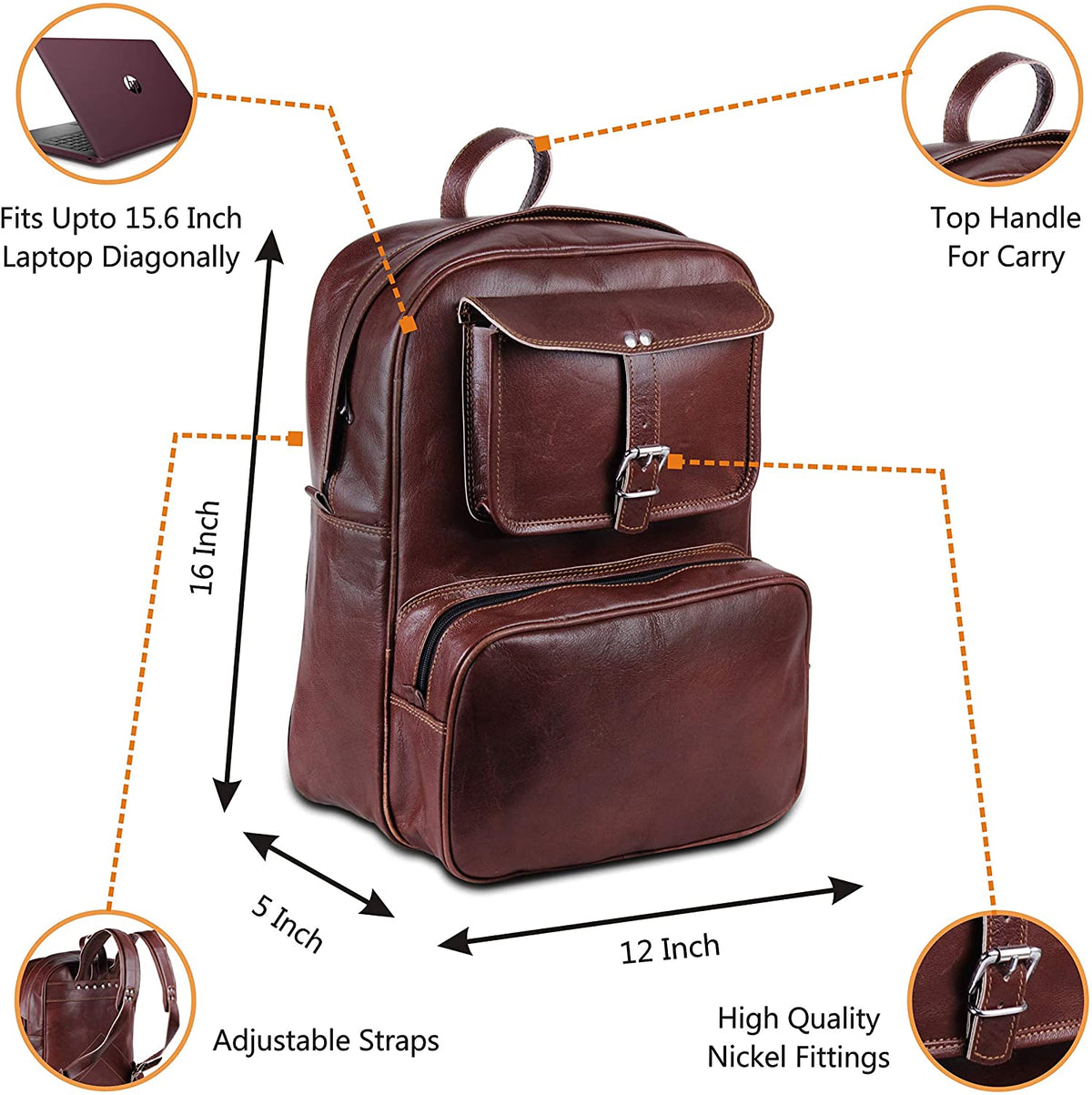 The Cider Jumbo | Leather Backpack
