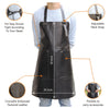 Features of Genuine Leather Crocodile Textured Multi Purpose Apron with Adjustable Strap
