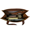 Leather Top Handle Tote Bag for Women's 